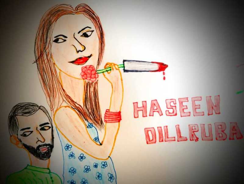 Haseen-Dillruba-movie-review-cartoon